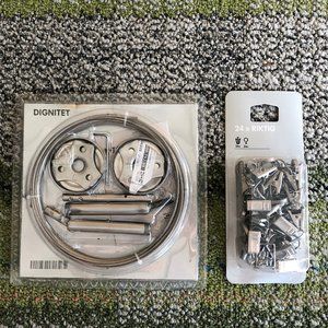 Ikea Other Dignitet Curtain Rod And Riktig Curtain Clips Poshmark